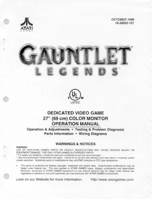 gauntlet legends manual|atari|games|.webp
