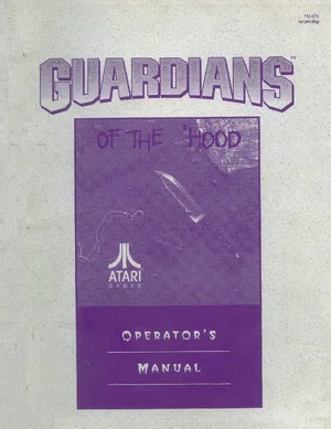 guardians of the hood manual|atari|games|1st printing.webp