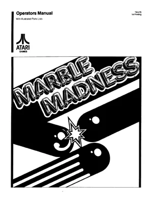 marble madness manual|atari|games|.webp