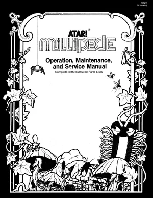 millipede maintenance service manual|atari|games|.webp