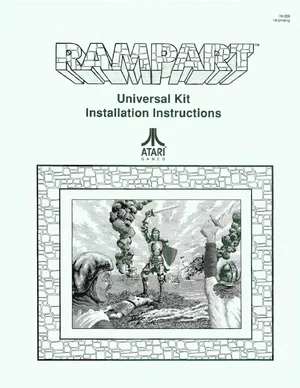 rampart tm-359 universal conversion kit instructions|atari|games|1st printing.webp