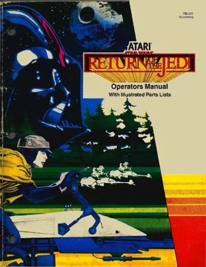 return of the jedi tm-227 manual|atari|games|1st printing.webp