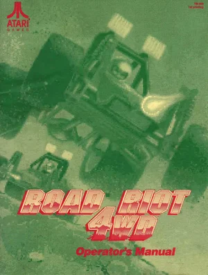 road riot 4wd tm-369 manual|atari|games|1st printing.webp