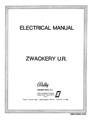 arcade game electrical zwackery u r manual|bally-midway|games|.webp
