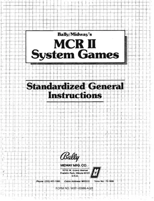 midways mcr ii system games standardized general instruction manual|bally-midway|games|.webp