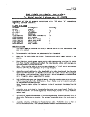 mortal kombat 2 amendment conversion kit instructions|bally-midway|games|.webp