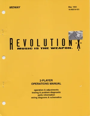 revolution x manual|bally-midway|games|revolutionx.webp