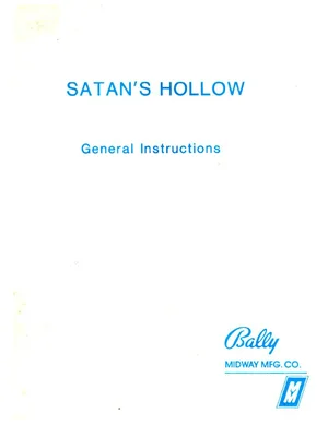 satan hollow manual|bally-midway|games|.webp