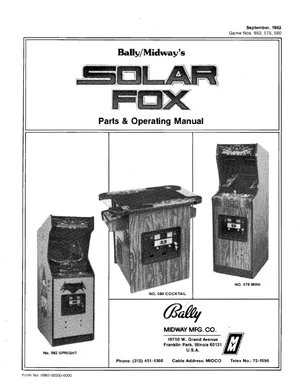 solar fox operation manual|bally-midway|games|.webp