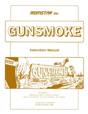 gunsmoke manual|capcom|games|.webp