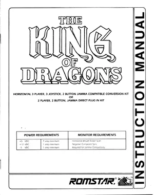 king dragons manual|capcom|games|.webp
