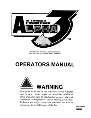 street fighter 3 alpha manual|capcom|games|.webp
