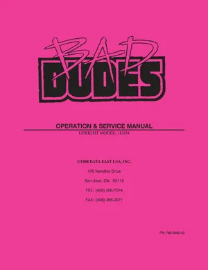 bad dudes vs dragon ninja service manual|data-east|games|.webp