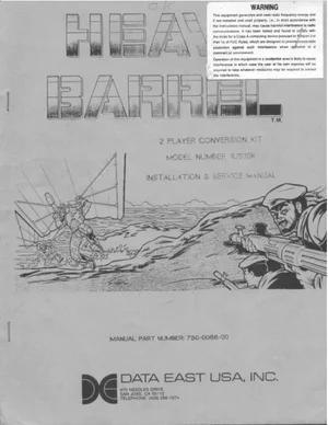 heavy barrel installation service manual|data-east|games|.webp