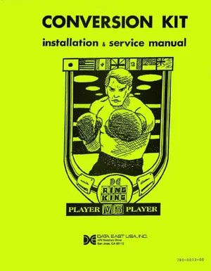 ring king ii player vs 780 conversion kit instructions|data-east|games|.webp