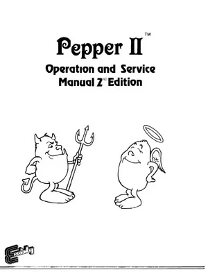pepper ii edition manual|exidy|games|.webp