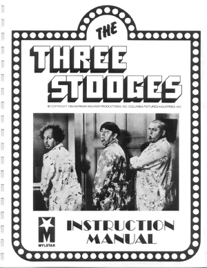 three stooges manual|gottlieb|games|.webp