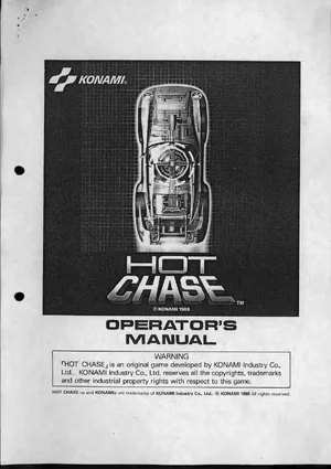 hot chase operation manual|konami|games|.webp