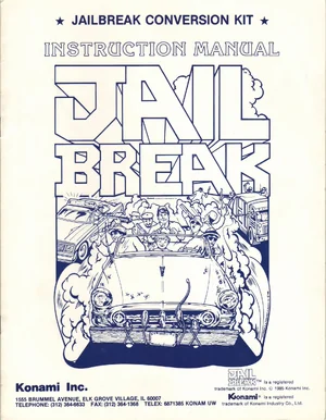 jail break with instruction manual|konami|games|.webp
