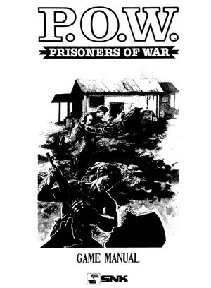 p o w prisoners of war game manual|snk|games|.webp