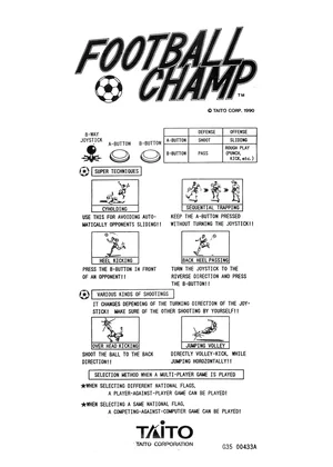 football champ manual|taito|games|.webp