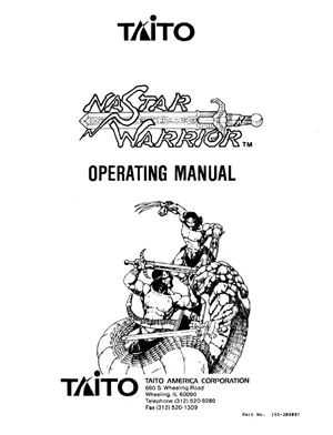 nastar warrior operation manual|taito|games|.webp