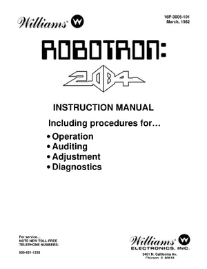 robotron 2084 instruction manual|williams|games|.webp