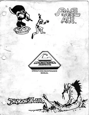 dragon lair mainteance service manual|cinematronics|laserdisc.webp