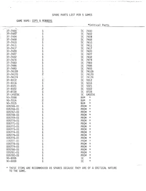 cops n robbers parts list|atari|parts-and-peripherals|.webp