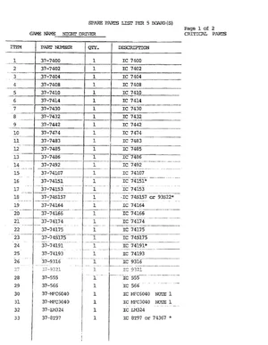 night driver parts list|atari|parts-and-peripherals|.webp