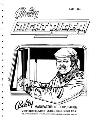 arcade night rider by manufacturing corporation installation general game operation manual|ba...webp