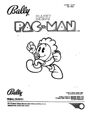 baby pacman manual|bally|pinball-em-adjacent|.webp