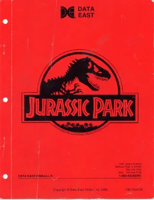 jurassic park operation manual|data-east|pinball-em-adjacent|.webp