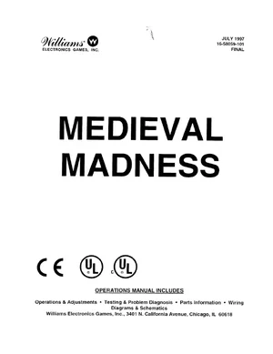 medieval madness operation manual|williams|pinball-em-adjacent|.webp
