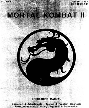 mortal kombat ii operation manual|bally-midway|pinball-em-adjacent|.webp