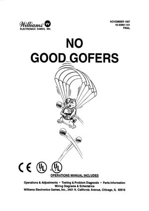 no good gofers manual|williams|pinball-em-adjacent|.webp