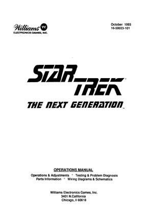 star trek the next generation gen pinball operation manual|williams|pinball-em-adjacent|.webp