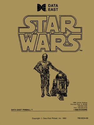 star wars trilogy pinball operation manual|sega|pinball-em-adjacent|.webp