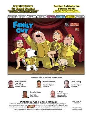 pinball family guy manual|stern|pinball-em-adjacent|.webp