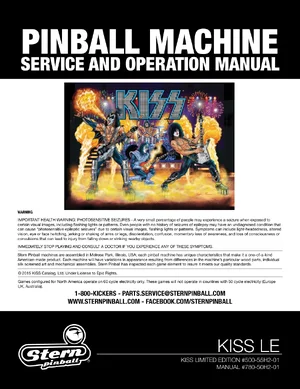 pinball kiss limited edition manual|stern|pinball-em-adjacent|.webp