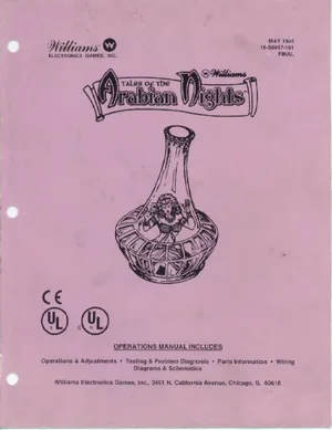 tales of the arabian nights operation manual|williams|pinball-em-adjacent|.webp