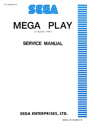 megaplay e service manual|sega|cabinets|.webp