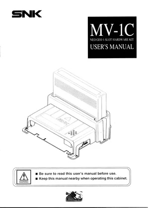 neo geo mv 1c manual|snk|cabinets|.webp