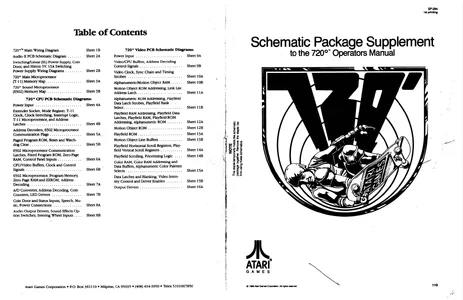 720 degrees package supplement schematic|atari|schematics-and-wiring|.webp