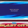 Blast City Marquee manual (Sega)