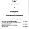 Centipede manual (Atari)