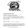 Cruisn Exotica conversion kit instructions (Bally / Midway)