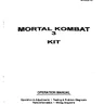 Mortal Kombat 3 conversion kit instructions (Bally / Midway)