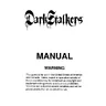 Dark Stalkers The Night Warriors manual (Capcom)