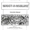 Ghosts N Goblins instruction manual (Capcom)